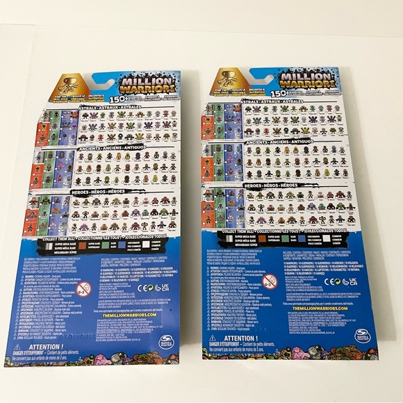 Million Warriors 20 Pack with Launcher and 2x 10 Packs - Picture 10 of 15